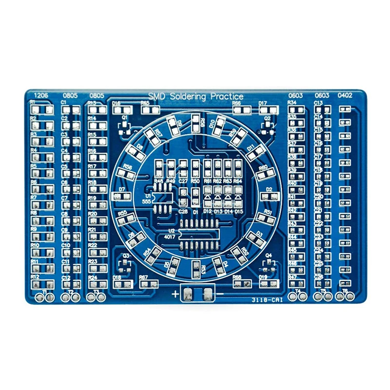 5 шт./лот набор для водяного освещения DIY SMD SMT Сварочная тренировочная плата