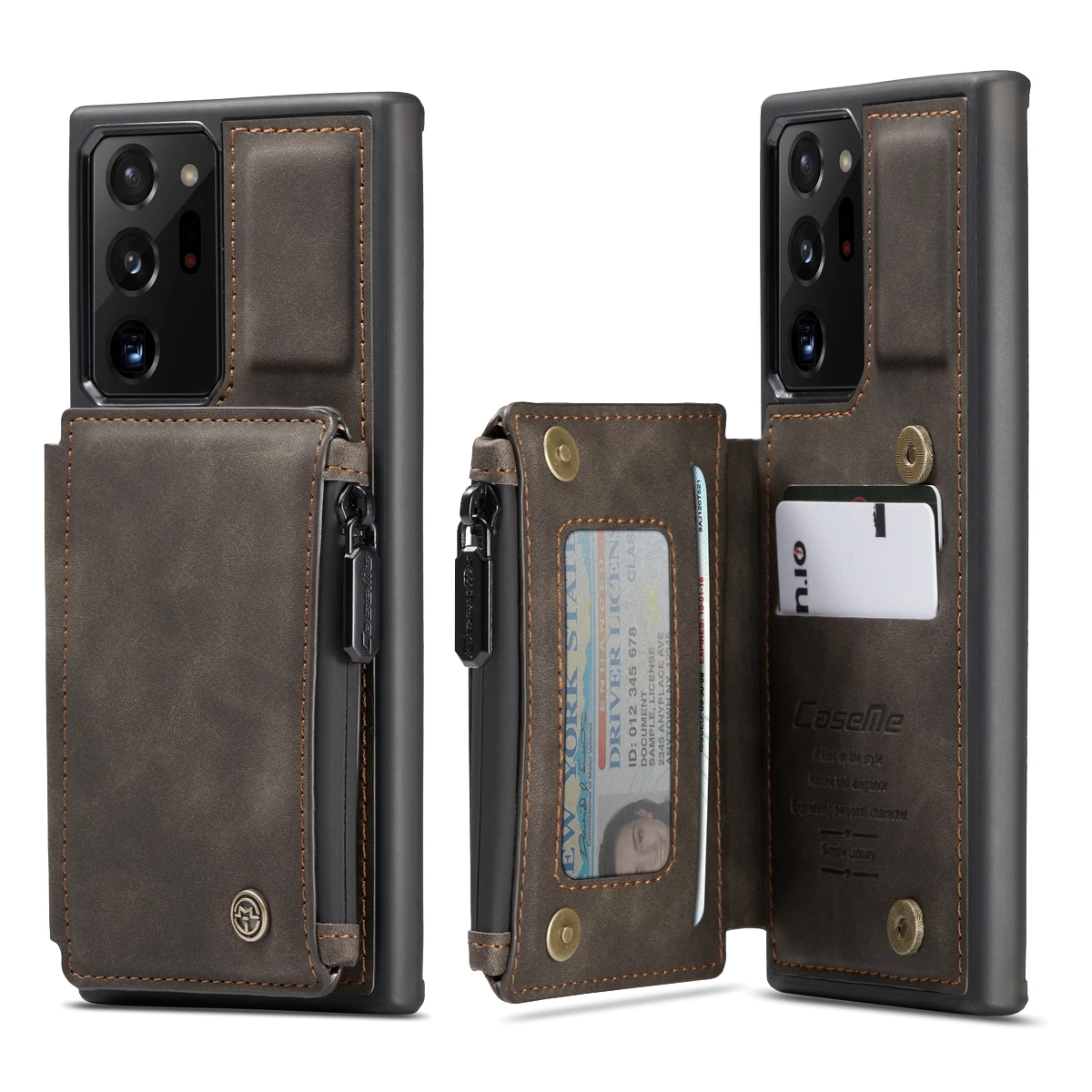 Роскошный кожаный чехол бумажник для Samsung Galaxy A51 A71 S8 S9 S10 Note10 S20 S21 Plus Note20