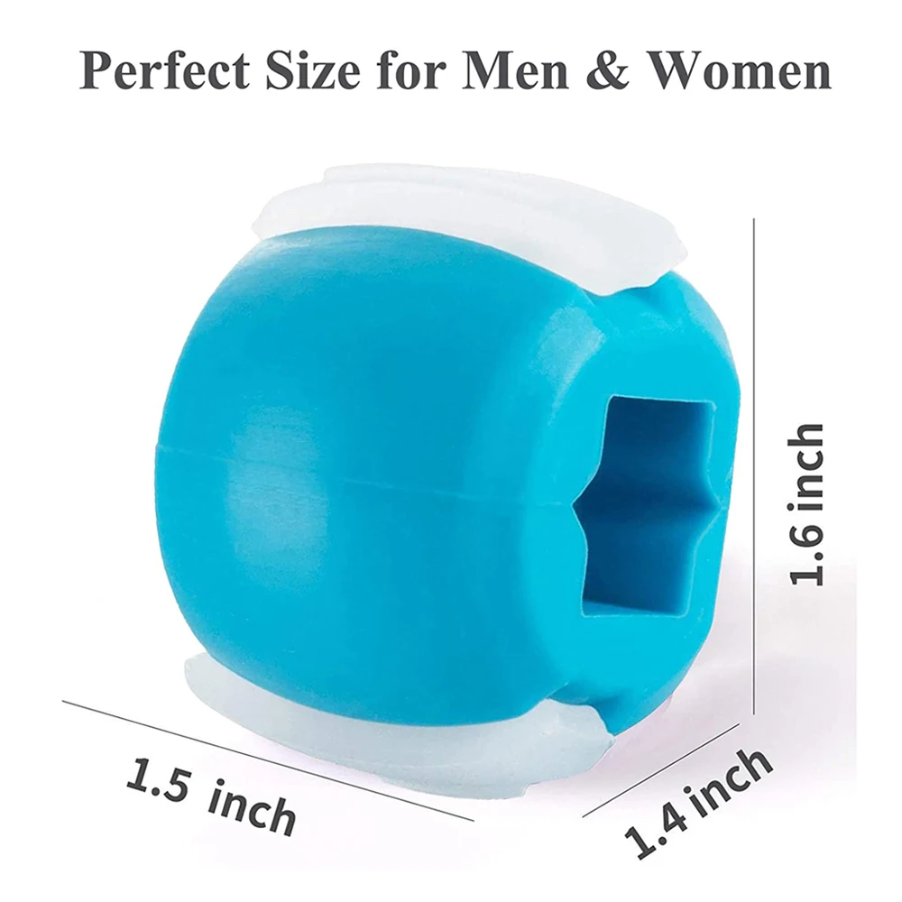 Тренажер для подтяжки подбородка и челюсти лица тоник мышц против морщин двойной