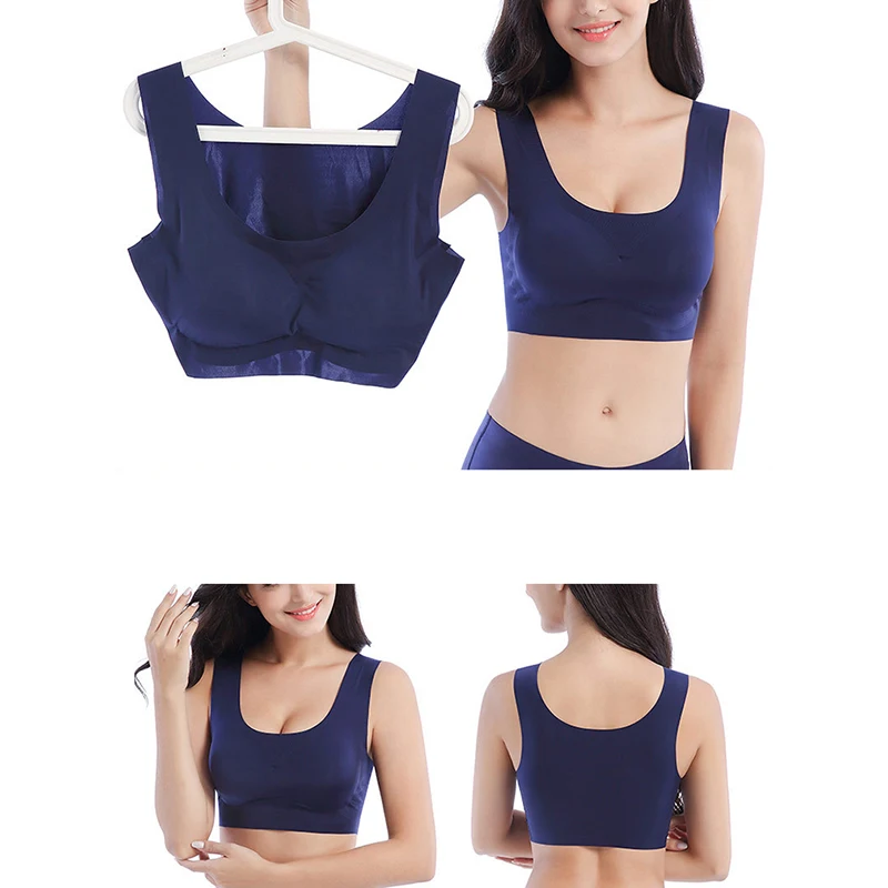 

Women Push Up Seamless Sports Bra Workout Female Sport Top Crop Fitness Run Active Wear Gym Brassiere Women's Sportswear