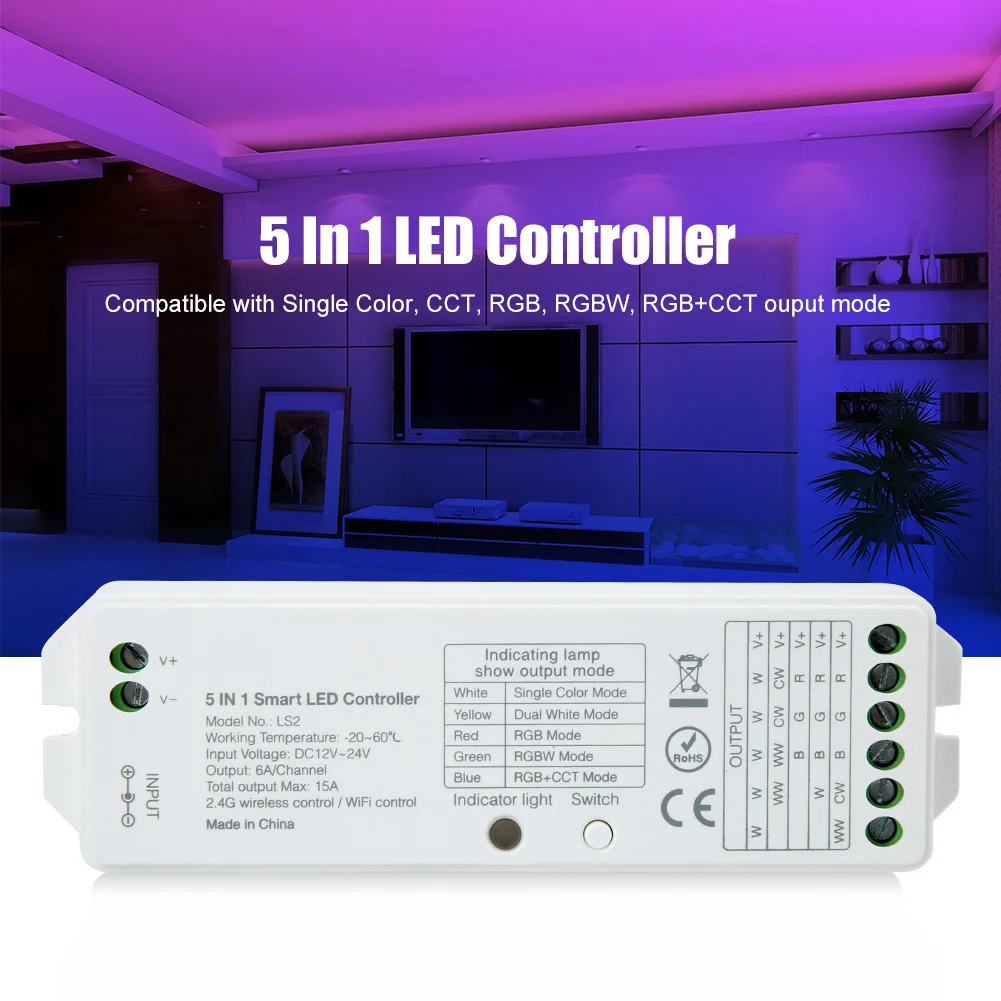 Mi светильник LS2 Wi Fi светодиодный пульт управления для RGB RGBW CCT одноцветная