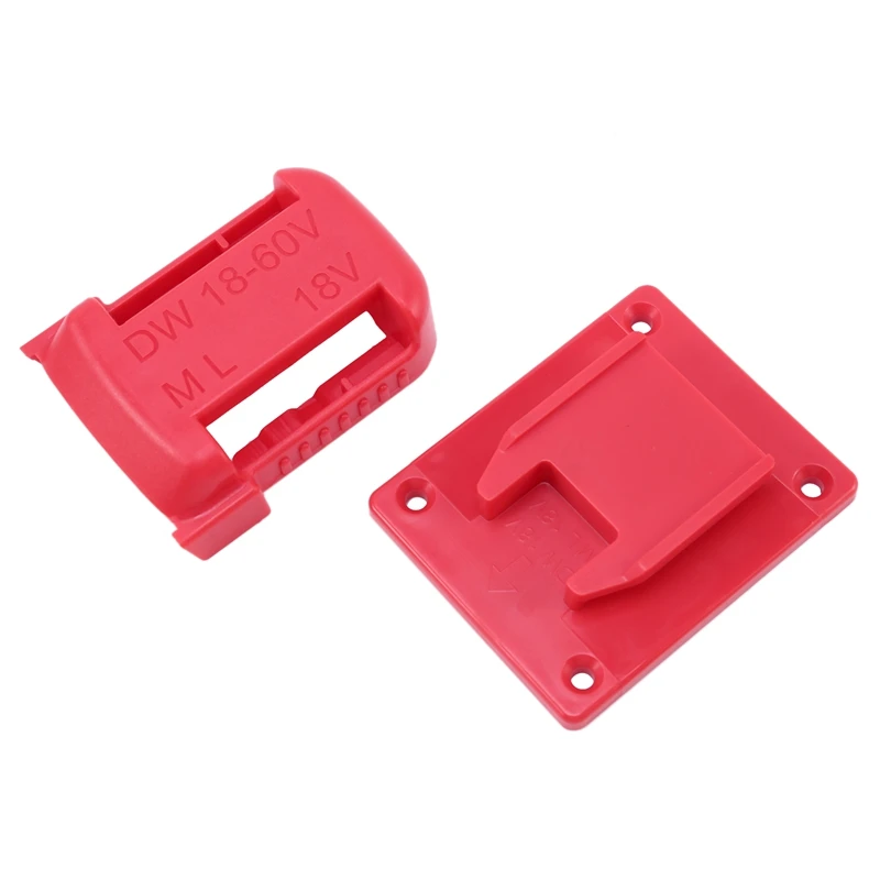 

5 Pack Battery Mounts Holder for Dewalt 18/20V for Milwaukee 18V M18