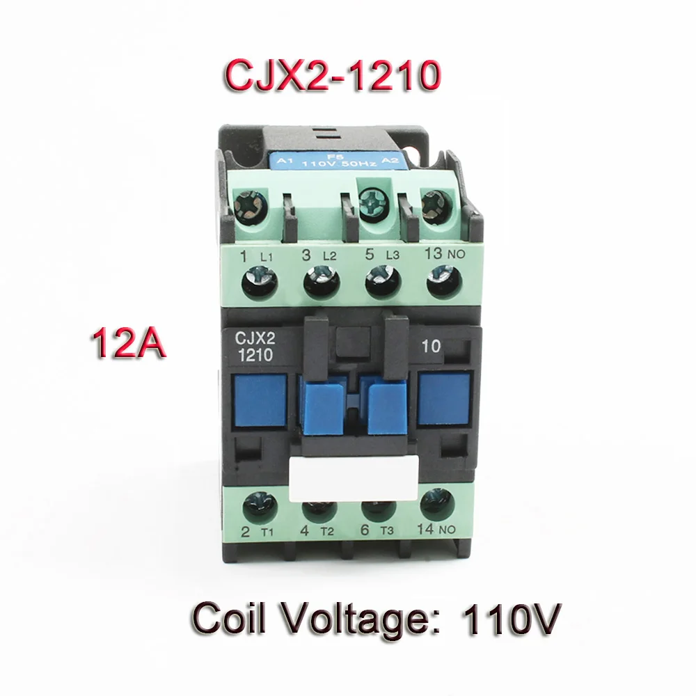 1210-110V CJX2,CJX2-0910 LC1 CJX2-0910 CJX2-1210 CJX2-1810 380v 9a ac contactor 380V AC 9A /12A/18A 50 HZ/60HZ 220V 110V orginal - Цвет: 1210-110V