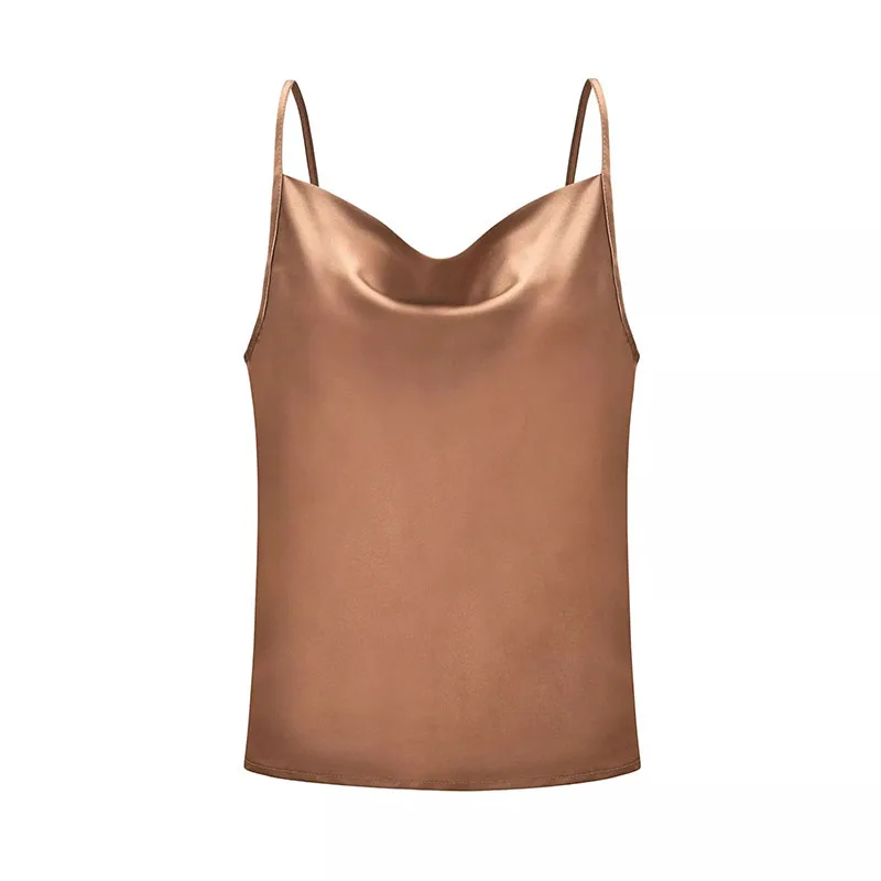

ZN 2020 New Fashion Women Tank Tops T Shirt Solid Polyester Chiffon Casual Loose Sleeveless Tank Camis Summer Hot Sale Tops Tees