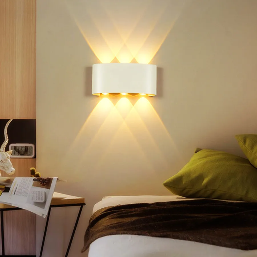 BEIAIDI 8 Вт 12 креативный наружный светодиодный настенный светильник