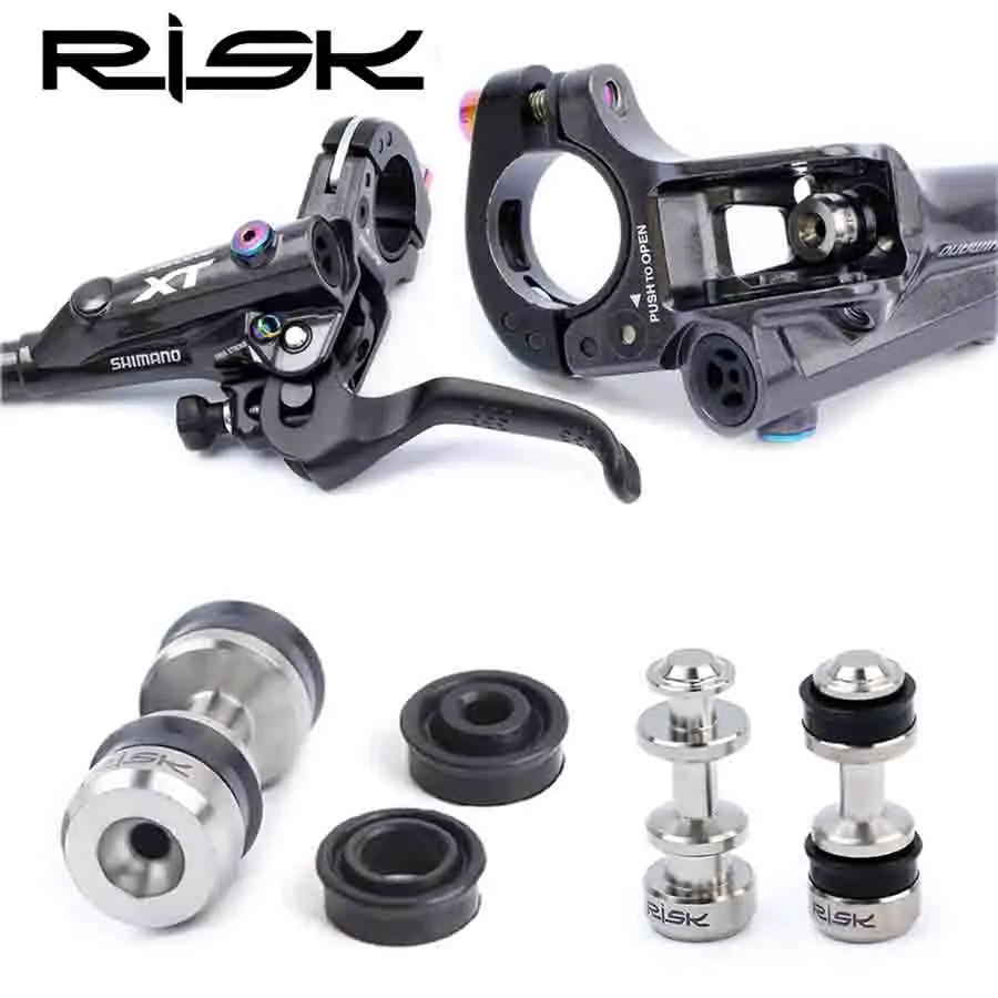 RISK Titanium Mountain Bicycle Brake Lever Piston For Shimano SLX XT M8000 M7000 M785 Disc Repair Part Bike | Спорт и развлечения