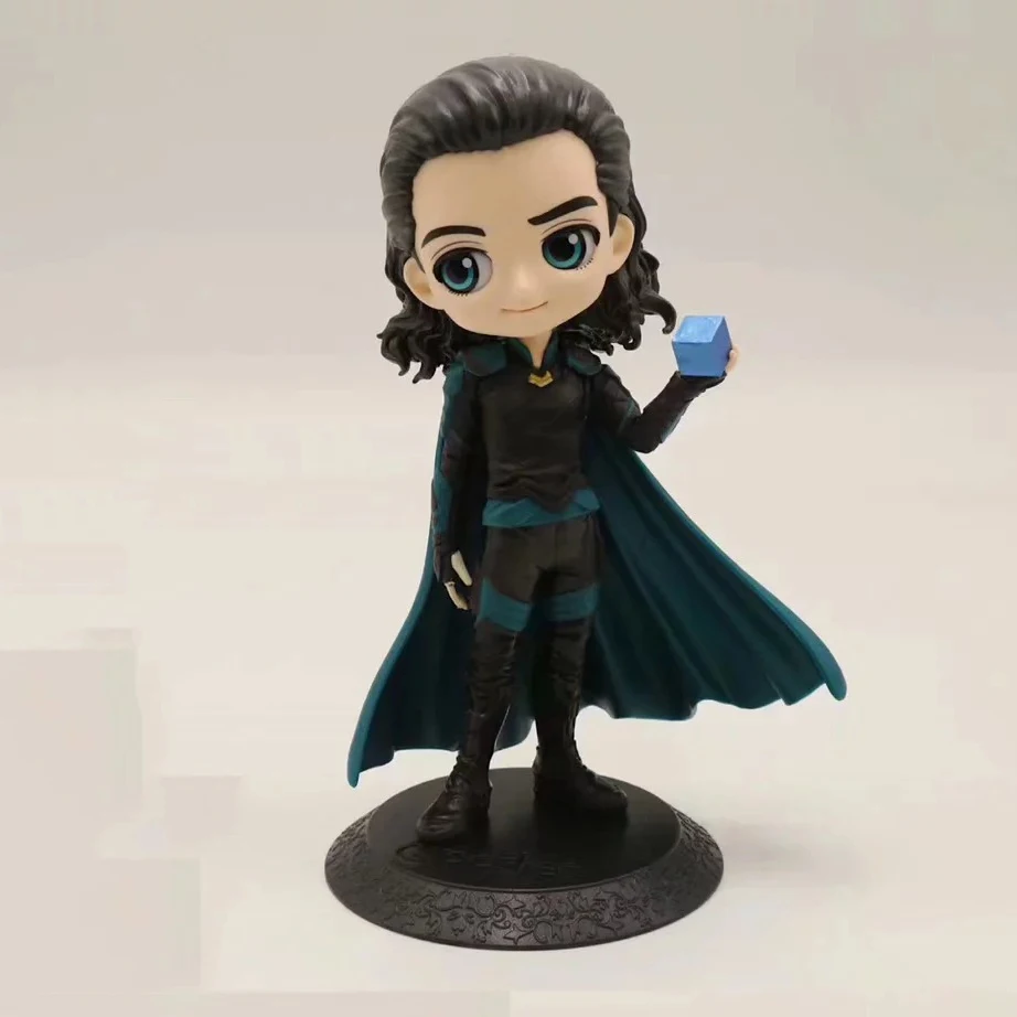 Аниме 14 см TheAvenger Тор: Ragnarok Локи большой глаз кукла Q версия ПВХ фигурка