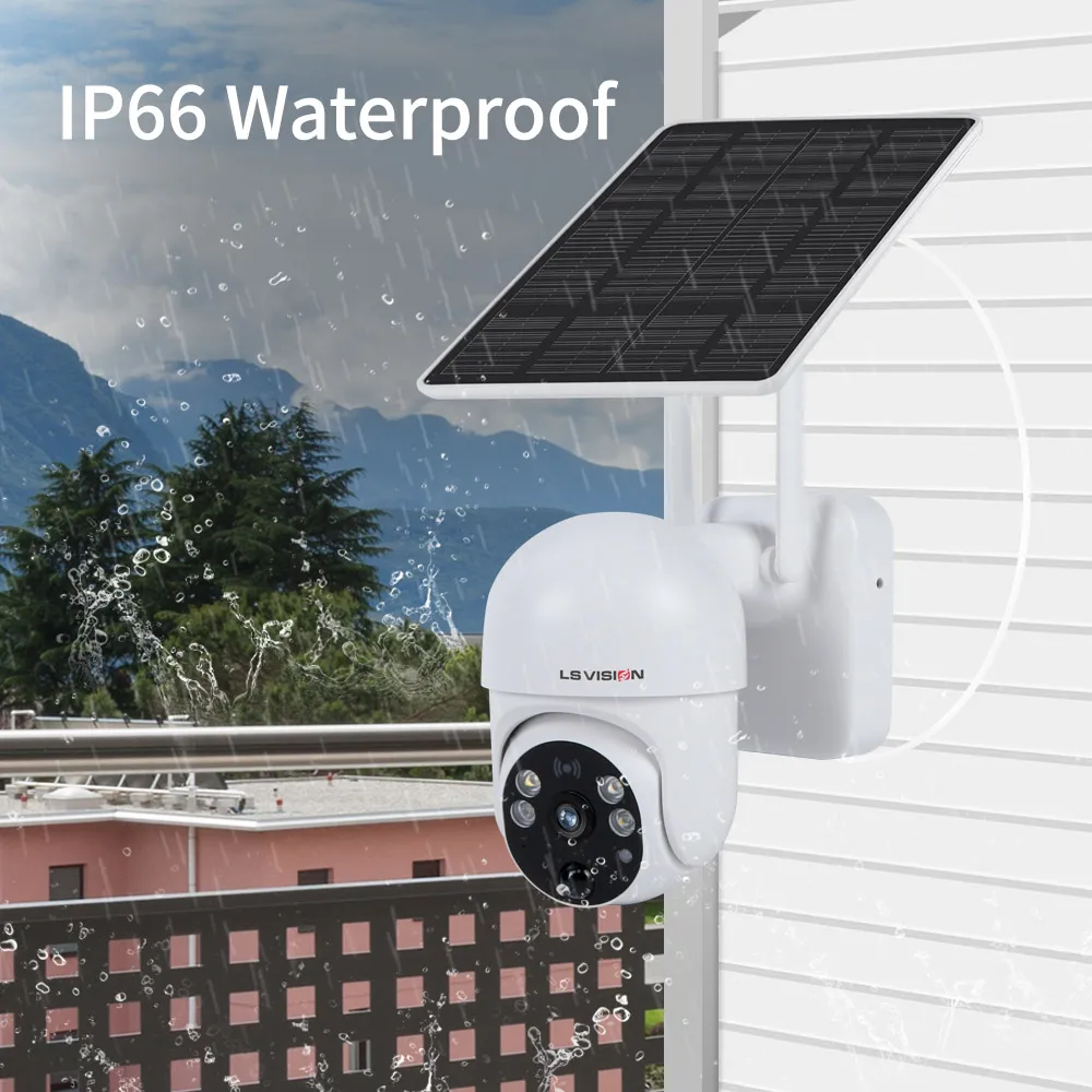 Наружная камера видеонаблюдения LS VISION 4G Wi-Fi PTZ 1080P | Безопасность и защита
