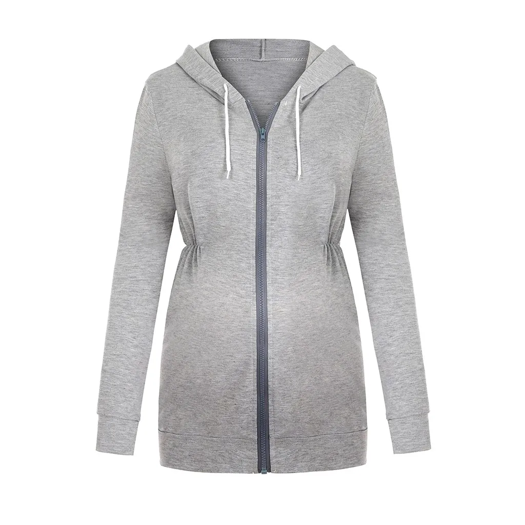 ropa mujer pregnant women Nursing Maternity Breastfeeding Zipper Hoodie Sweatshirts Tops maternity clothes grossesse A1 | Мать и ребенок