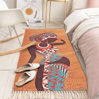 retro weave bohemian rugs and mandala carpets for home living room soft tassel home carpets table runner door mat home decor
