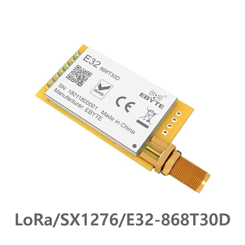 E32-868T30D SX1276 LoRa UART Беспроводной коммуникационный модуль RF 868 МГц 30dBm IOT 8 км