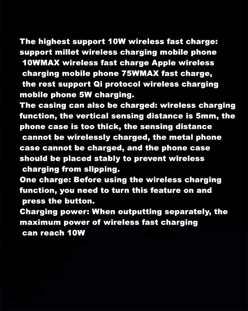 xiaomi18W беспроводная мобильная мощность 10000mAh power bank Qi стандартная Сертификация портативный 2USB-C двухсторонняя Быстрая зарядка