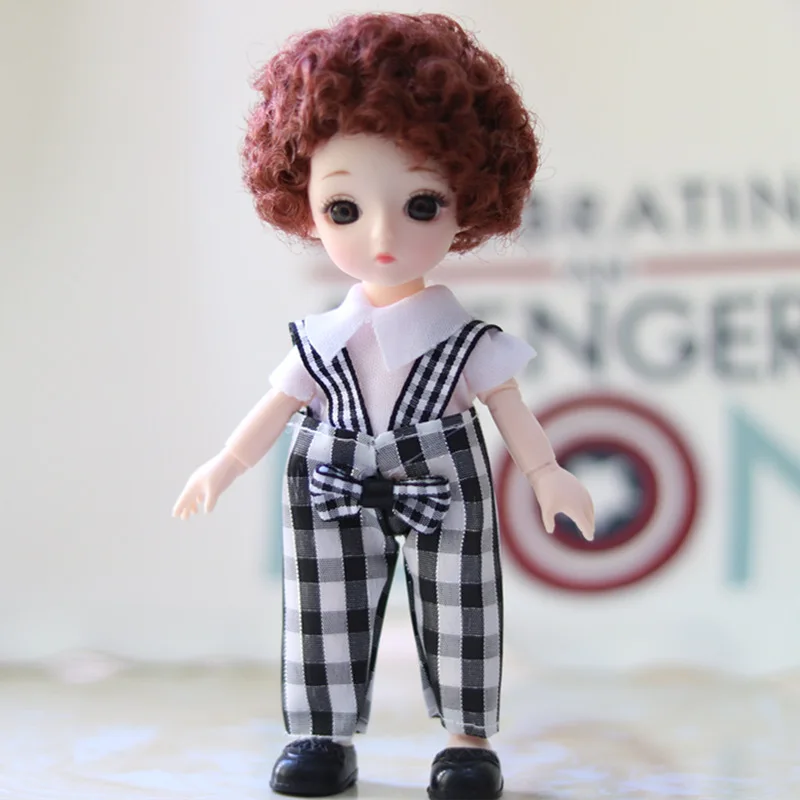 16 см BJD кукла мальчик куклы 1/12 OB11 хорошенькая Кукла Пупс статуя обнаженного