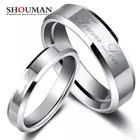 Кольцо SHOUMAN с гравировкой имени для мужчин, серебряное кольцо из нержавеющей стали, модное женское свадебное ювелирное изделие, подарок для мужа