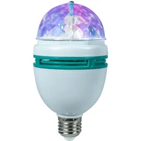 portable multi led bulb mini laser projector dj disco stage light xmas party lighting show with e27 to eu plug adapter