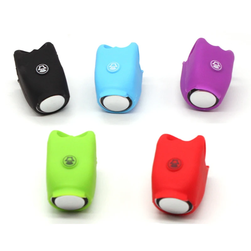 Bicycle Electronic Bell 110dB Rainproof Horn MBT Mountain Bike Riding Equipment Portable Silicone Road Cycling Handlebar Bells | Спорт и