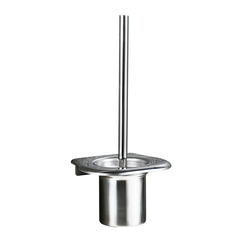 

Stainless steel 304 toilet cleaning brush set toilet household toilet brush bathroom without dead angle steel ball wholesale