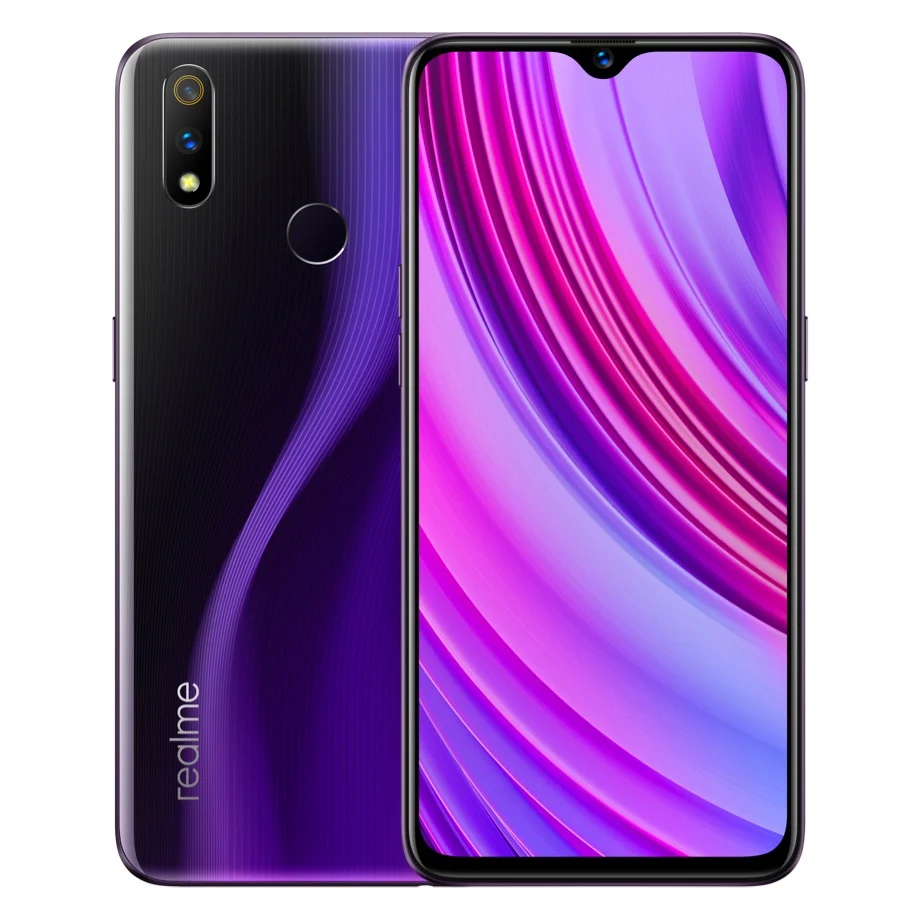 Новый мобильный телефон Realme 3 Pro с глобальной версией 6 дюймов ГБ ОЗУ 128 Гб ПЗУ