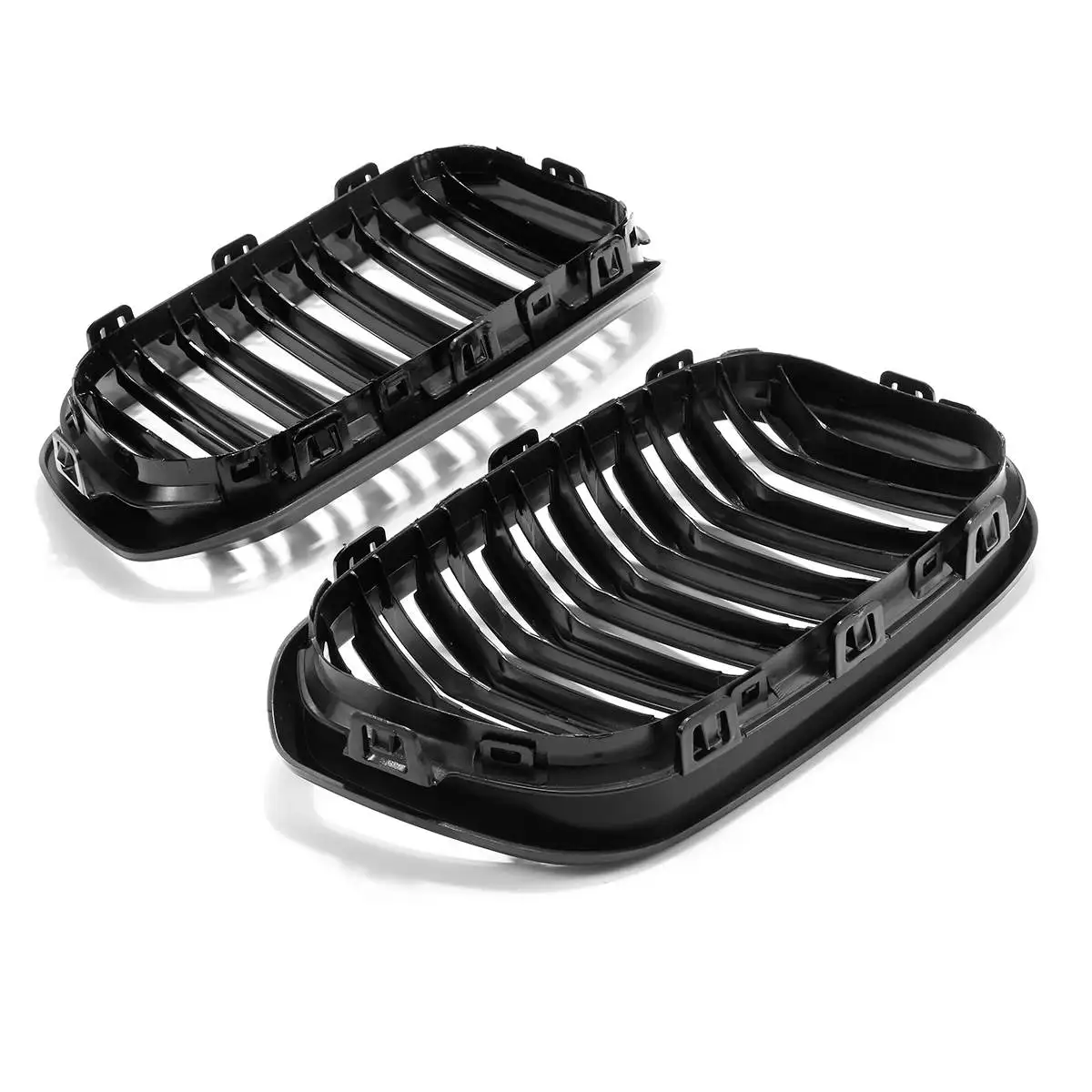 Глянцевый/матовый черный M Цвет 1/2 планка Замена автомобиля передний бампер