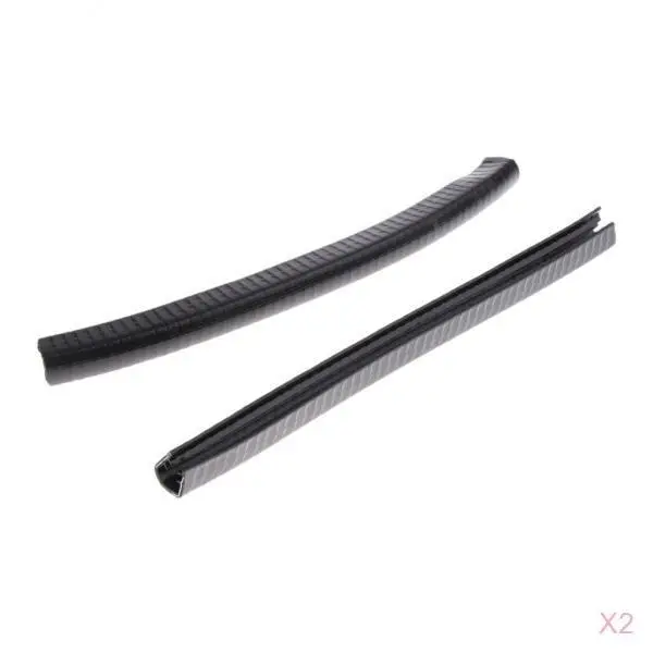 

4pcs Rubber Longboard Skateboard Deck Protection Strip Outdoor Skating Accessories Black