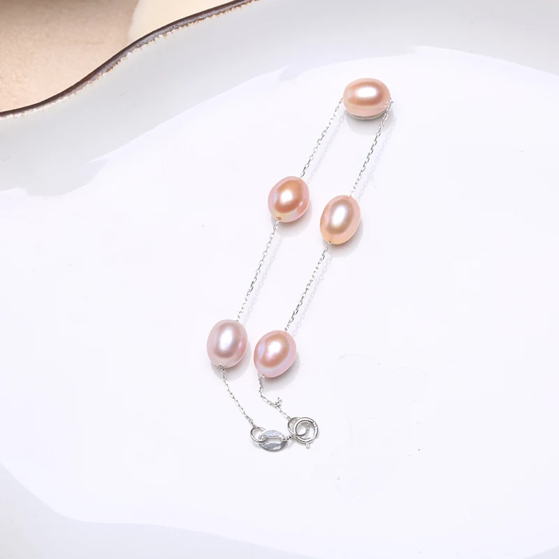 Браслет с жемчужинами овальной формы BaroqueOnly браслет пресноводным дизайном babysvish