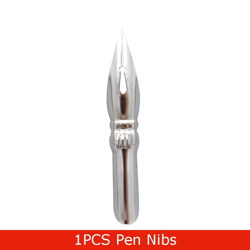 1Pcs B10 1/5 шт пера для каллиграфического Письма Мультфильм комиксы рисунок перо для чернильницы деревянный держатель дело школьные принадлежности - Цвет: 1Pcs B10
