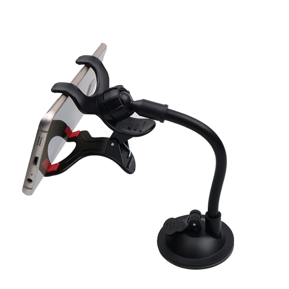 

Universal Sucked Type Windshield Car Phone Holder - Black