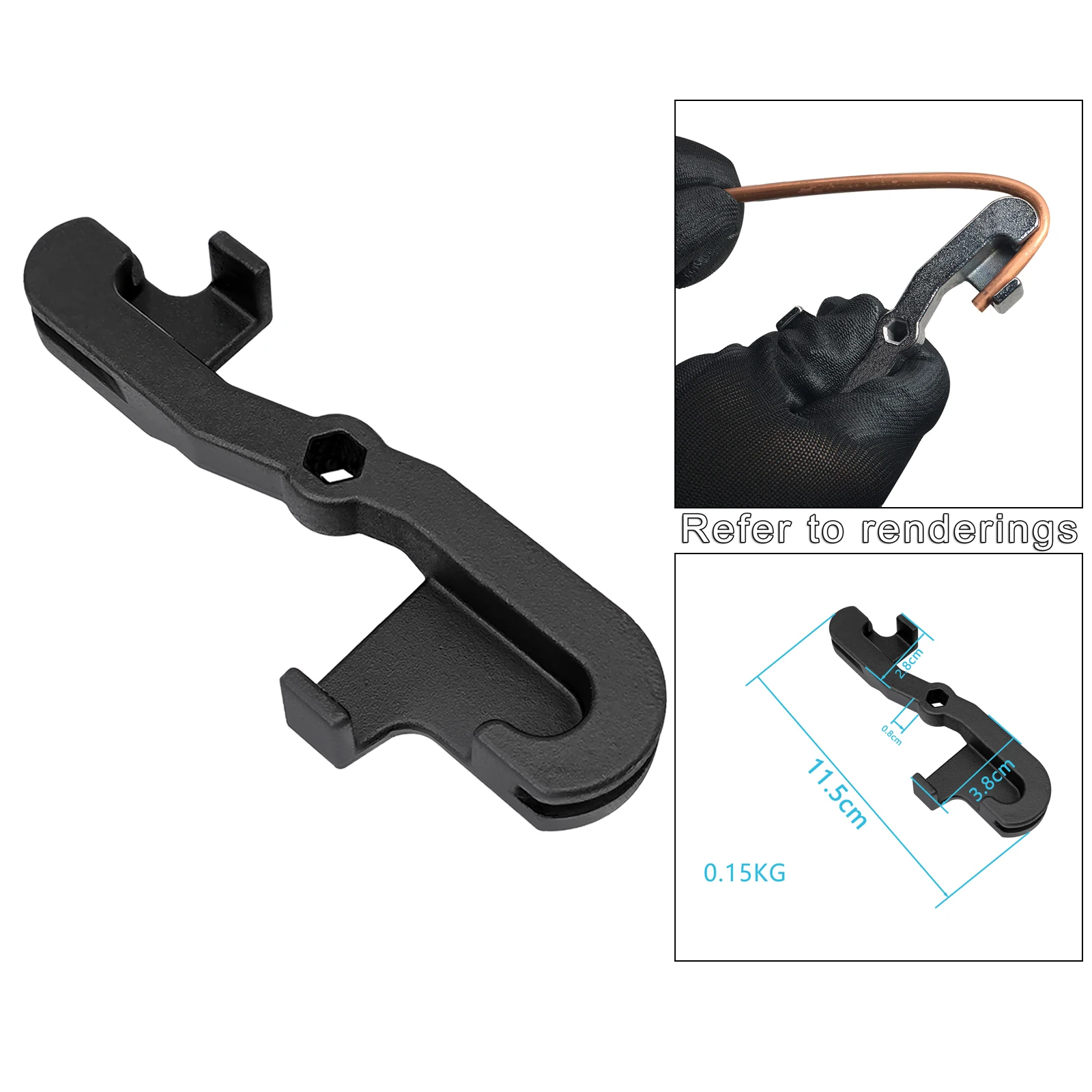 Новый удобный 5 мм Автомобильный тормозной трубогибочный гибочный инструмент 2