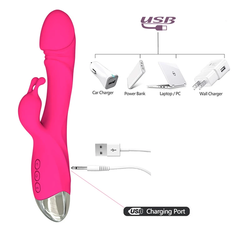 G Spot фаллоимитатор кролик вибратор мастурбатор интимные игрушки для женщин