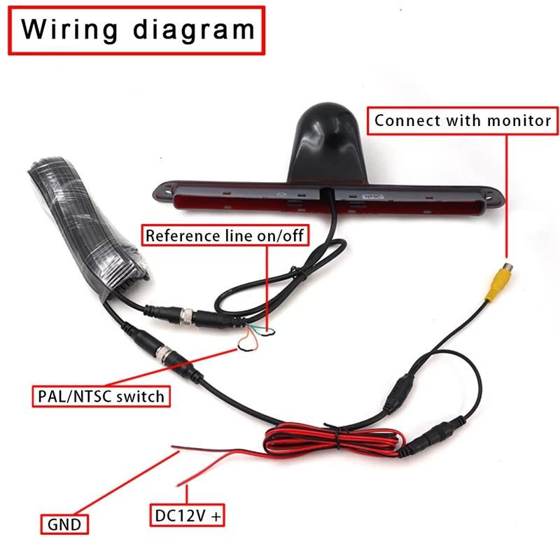 Автомобильная камера заднего вида светодиодный стоп светильник резервное