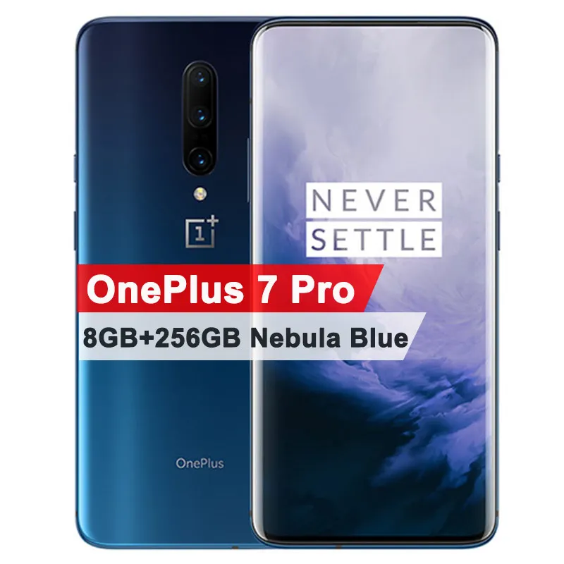 Глобальный Встроенная память Oneplus 7 Pro мобильного телефона 6,6" 90 ГГц 2K 6/8G Оперативная память 128/256G Встроенная память Snapdragon 855 48MP 3x зум Камера 4000 мАч телефон с ближней бесконтактной связью - Цвет: 7Pro 8G 256G Blue