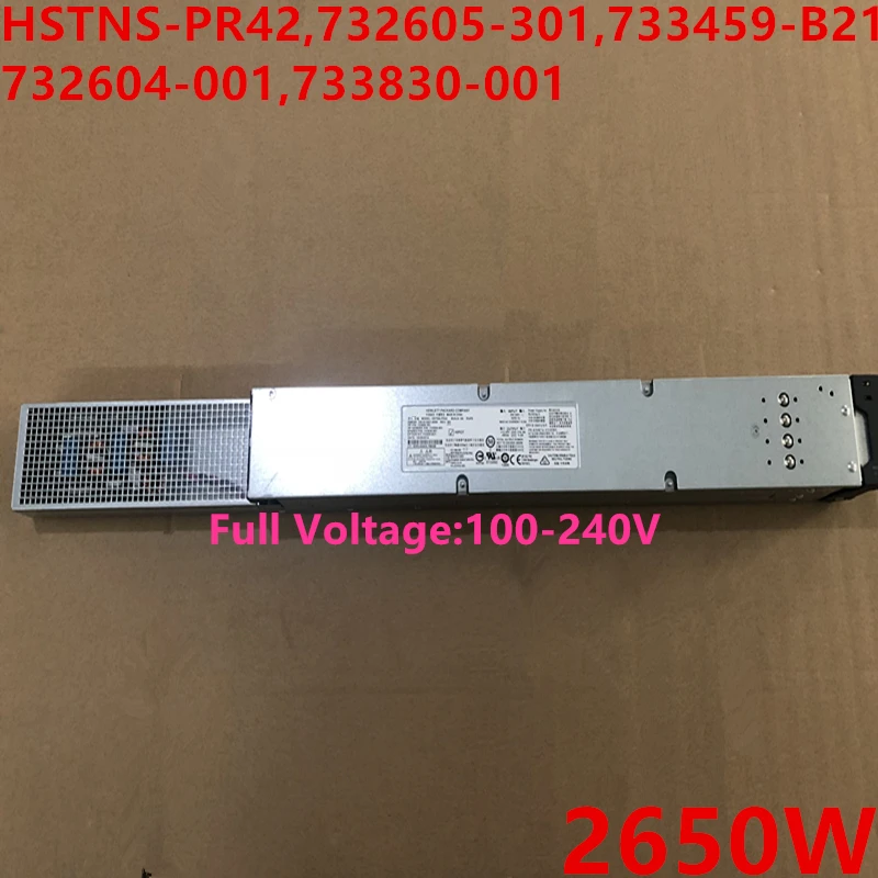 Новый оригинальный блок питания для HP C7000 2650 Вт HSTNS PR42 732605 301 733459 B21 732604 001 733830