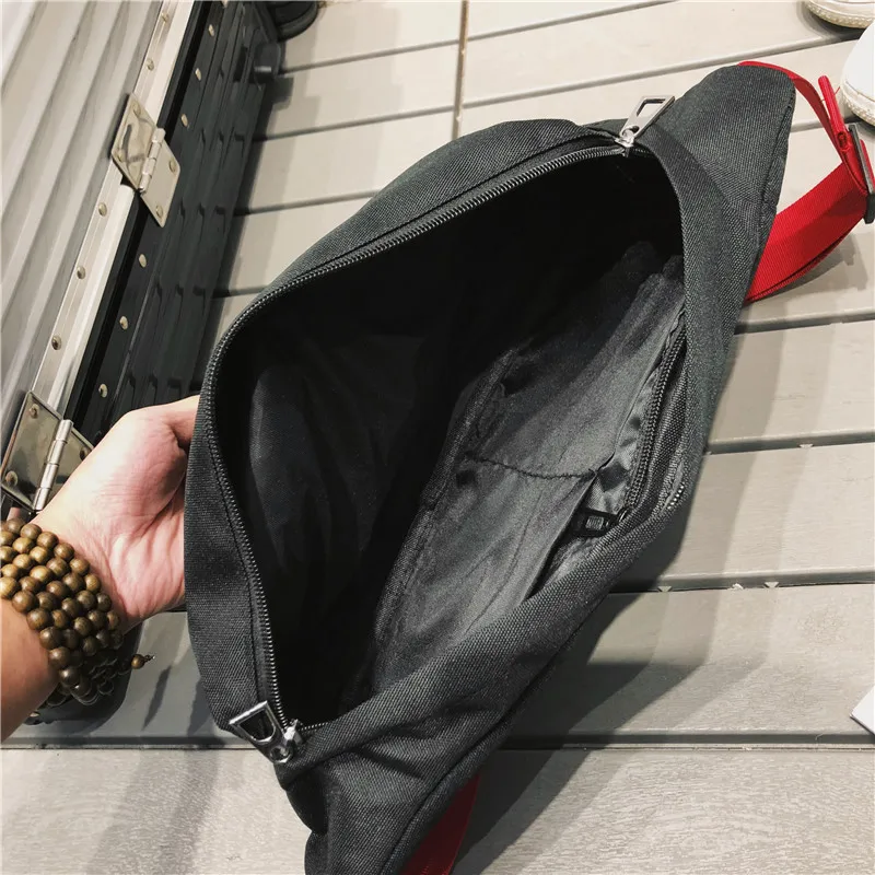 Забавная Мужская нагрудная сумка уличная одежда в стиле хип-хоп Вместительная