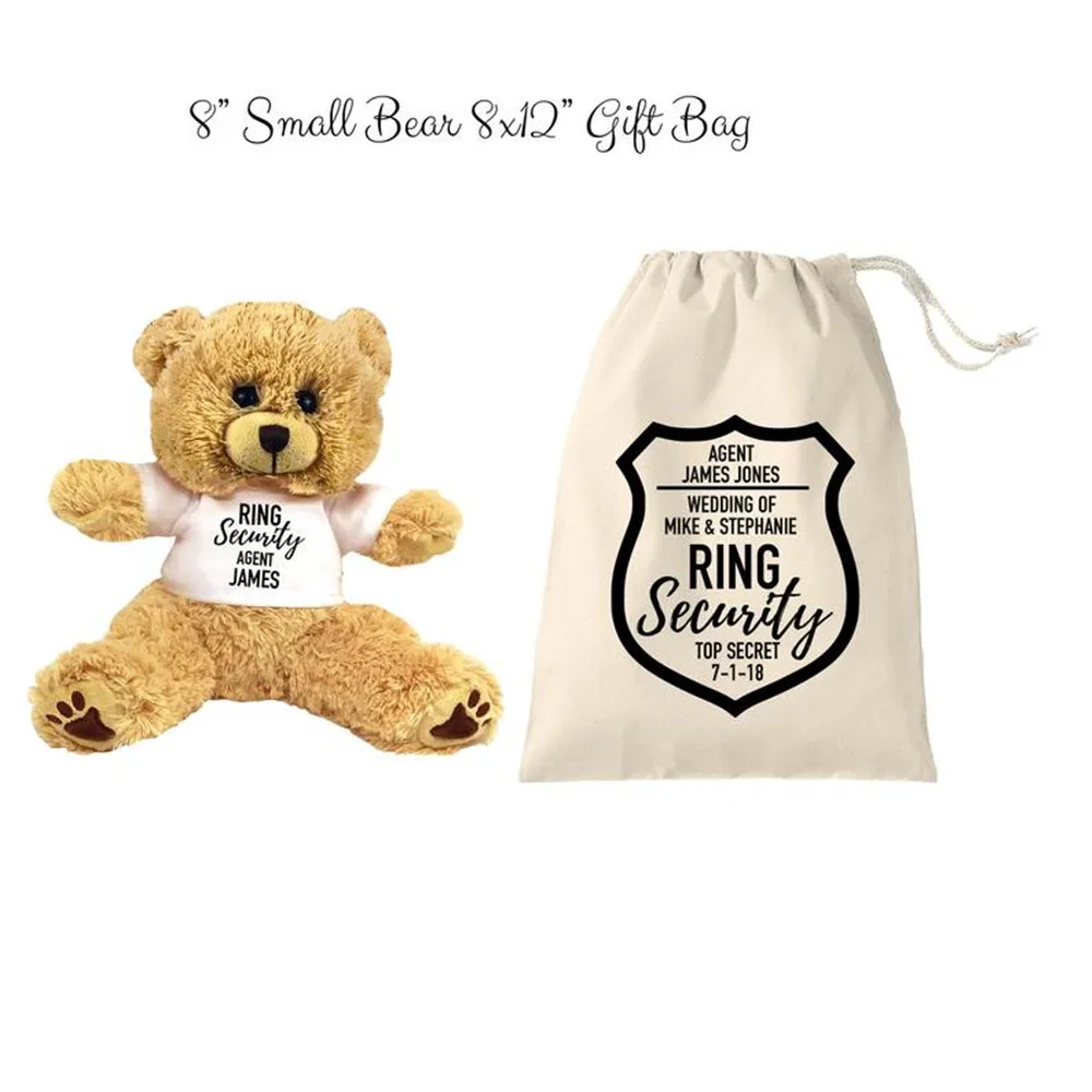 Свадебный Медведь цветок девочка медведь мальчик и подарочный пакет