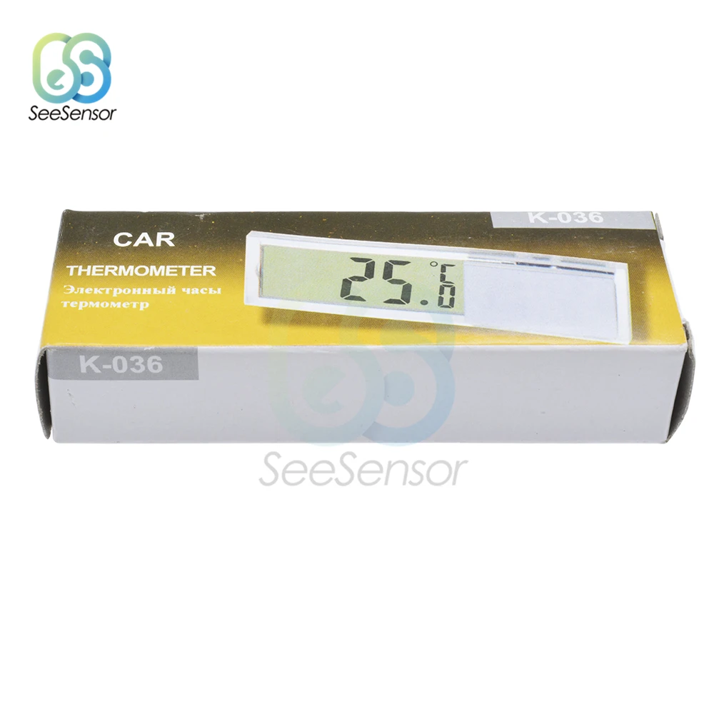 Автомобильный ЖК-цифровой термометр автоматический наружный энергосберегающий