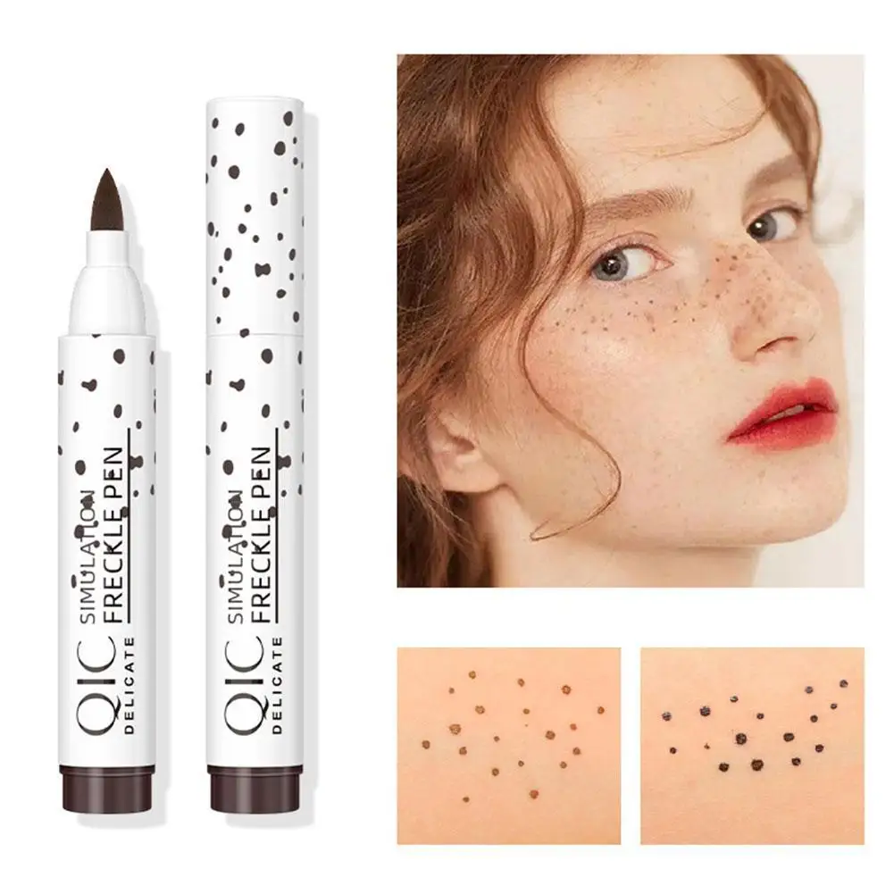 

New Natural Freckle Pen Soft Brown Long Lasting Waterproof Pen Sunkissed Effortless Most Create Spot Makeup Freckles Face D D3F1