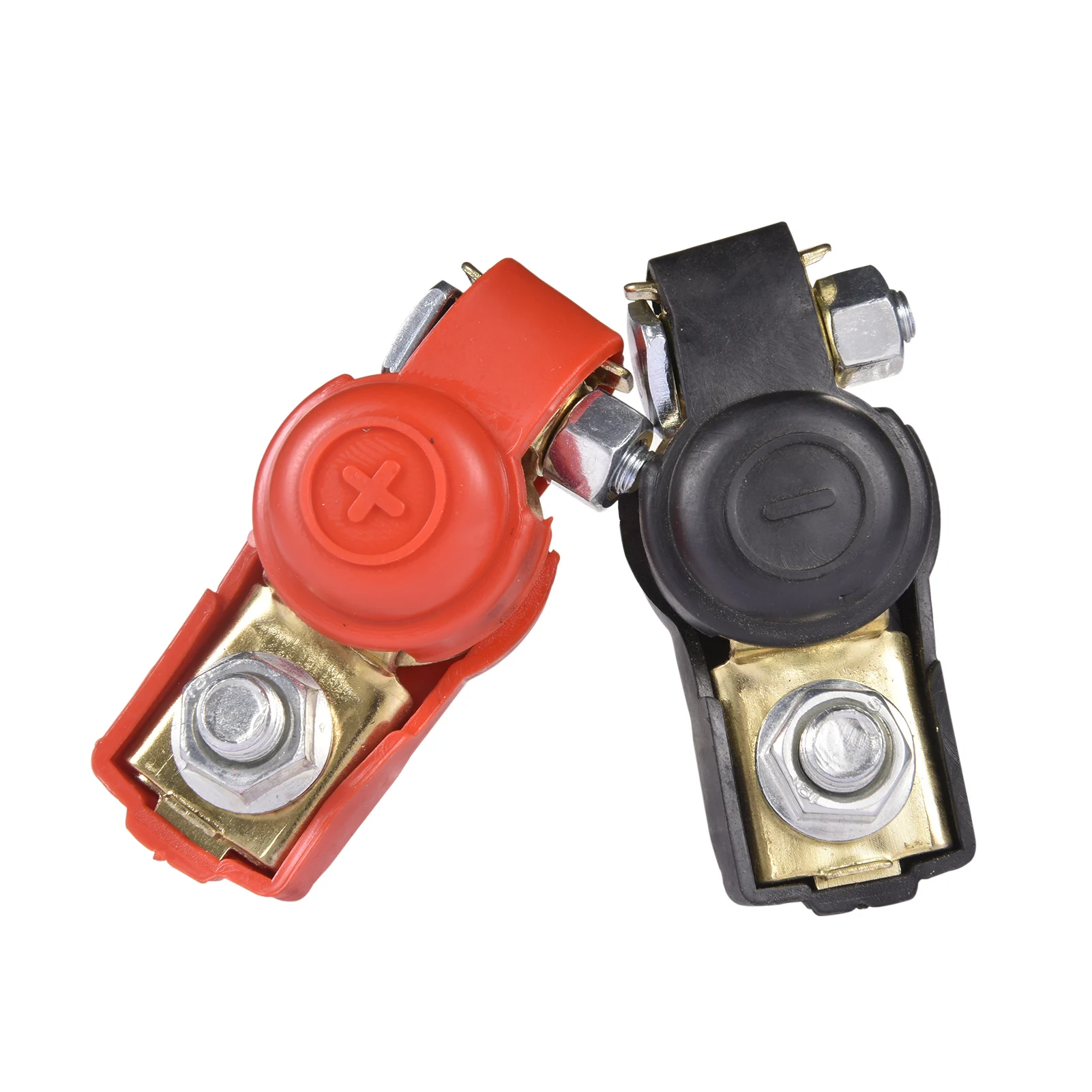

2PCS Car Battery Terminal Durable Battery Connector Copper Car Battery Terminals, Battery Terminals Car Battery Terminals Hot