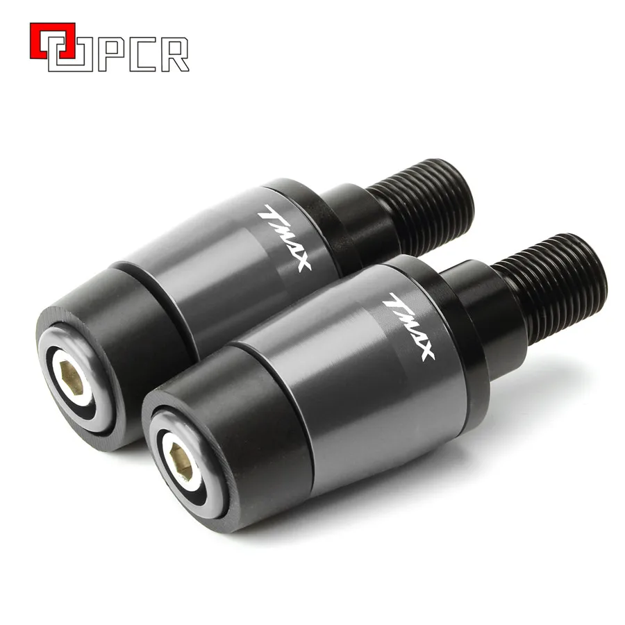 Titanium Мотоциклетный алюминиевый руль акустическая система концы для tmax 530 TMAX530 DX SX- Рукоятка аксессуары - Цвет: Titanium