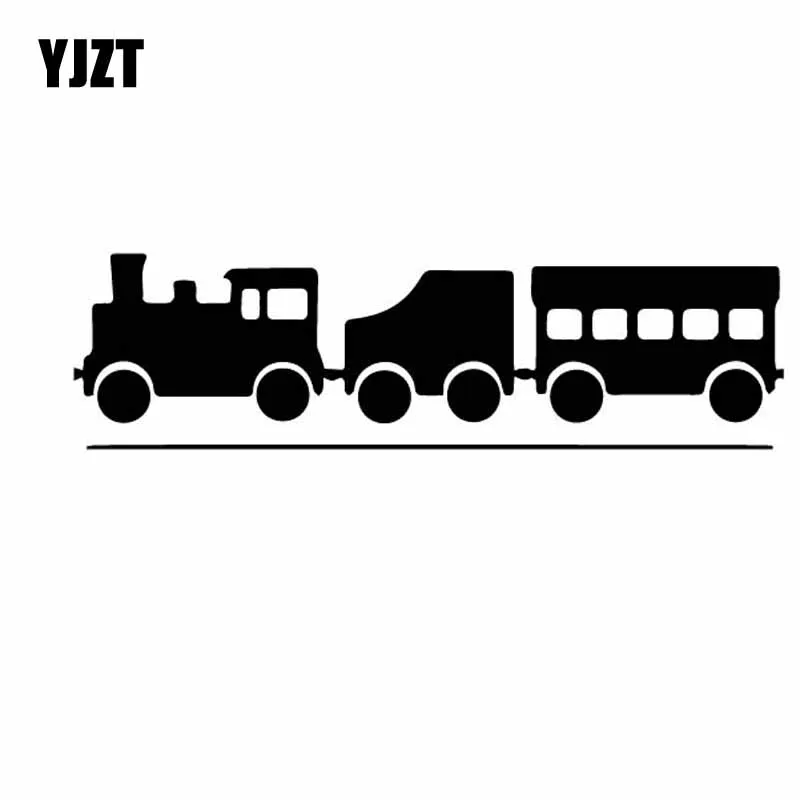 YJZT 16 5 см * 4 6 чудный поезд хорошее комиксов высокое качество Виниловая Наклейка