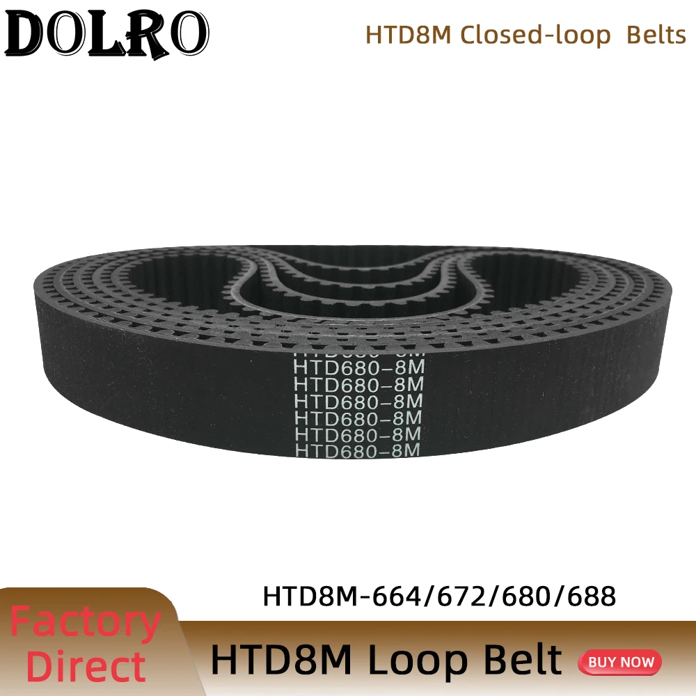 

HTD 8M synchronous belt C=664/672/680/688 width 15/20/25/30/40/50mm Teeth 83 84 85 86 HTD8M Timing Belt 328-8M 336-8M 344-8M