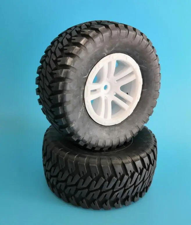 4 шт. шестигранные колеса и шины 12 мм для LOSI HPI Redcat Hobao HSP TEAM associaded SC10 короткий грубый