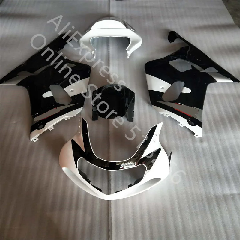 

Black white Fairing for SUZUKI K1 K2 GSXR600 GSXR750 2001-2003 motorcycle fairing GSXR 600 750 01 02 03 Fairing