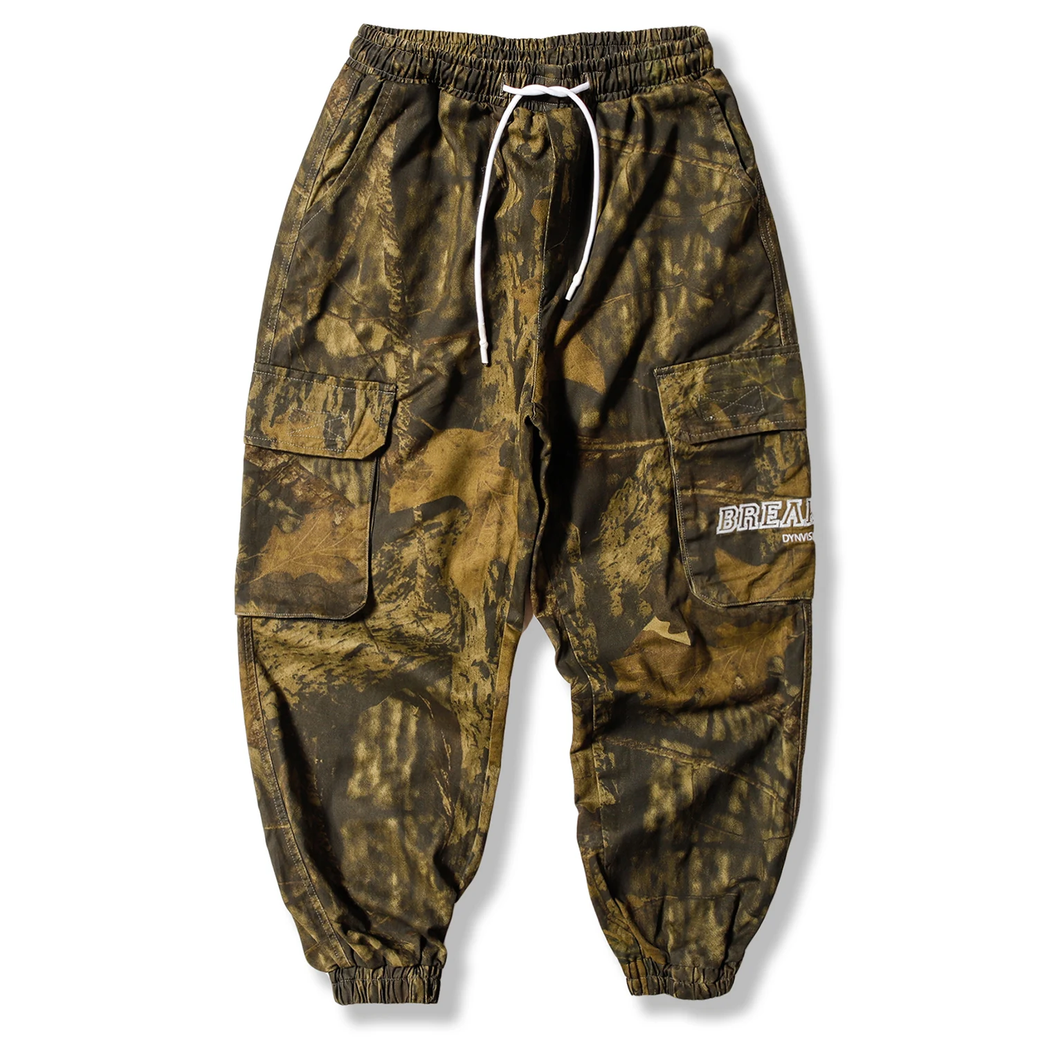 Aelfric Eden лист печатных плотные камуфляжные штаны-шаровары Штаны для мужчин 2019 Harajuku