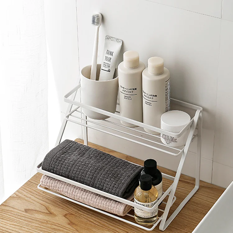 

Simple Multifunction Storage Rack Bathroom Plate Shelves Storage Rack Pantry Desk Keuken Accessoires Household Products DH50SNJ
