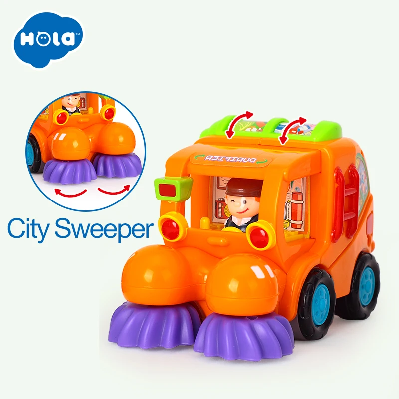 HOLA игрушки 386 оптовая продажа Детские Push &amp Go фрикционные игрушечные грузовики