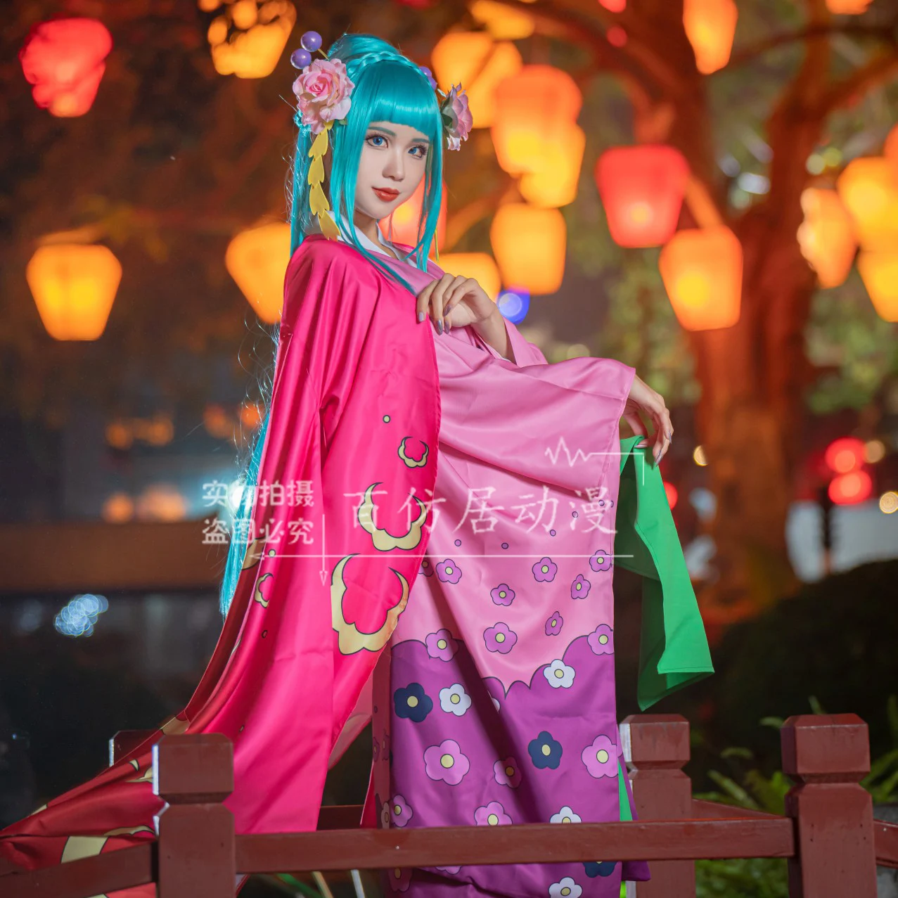 Женское кимоно для косплея из аниме козуки косплей костюм Hiyori с голубыми