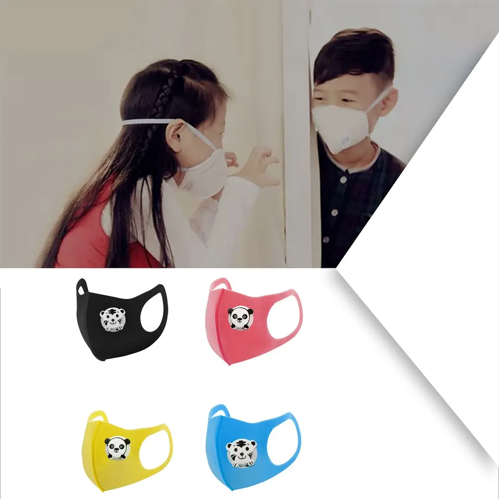 

New Children's sponge mask anti dust mask Mouth Mask washable with breathing valve practical child Masks