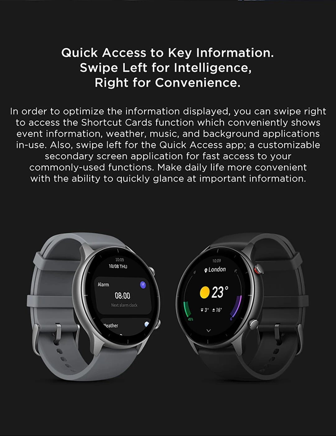 Original Amazfit GTR 2e Smartwatch 1.39'' AMOLED Sleep Quality Monitoring 5 ATM Smart Watch for Andriod for IOS Alexa Built-in