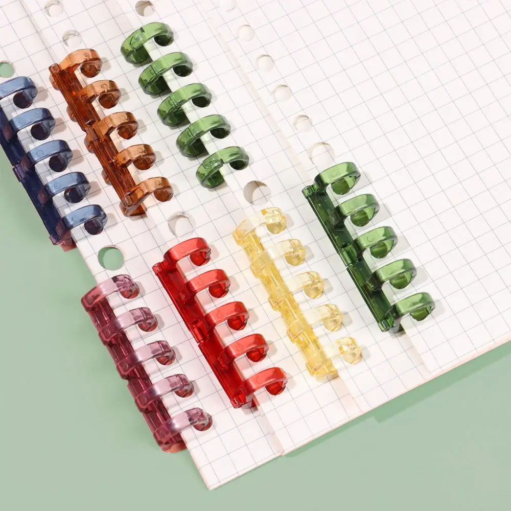 

5 шт./компл. креативные незакрепленные переплетные кольца для книг, зажимы для скрапбукинга, фотоальбом для творчества, фотоальбом, 5 цветов, ...