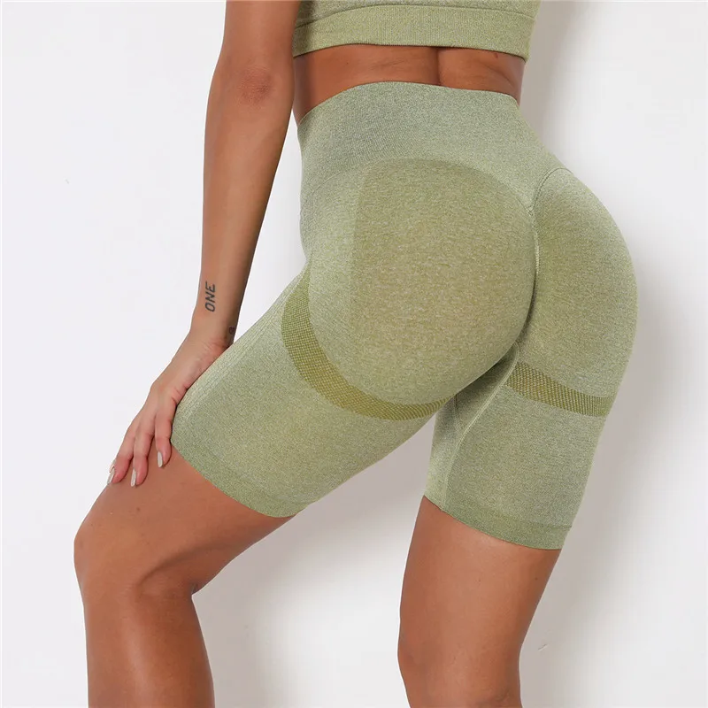

High Stretch Sports Shorts Women Scrunch Butt Yoga Shorts Gym Seamless Sports Pants Fitness Short Pants Workout Training Shorts
